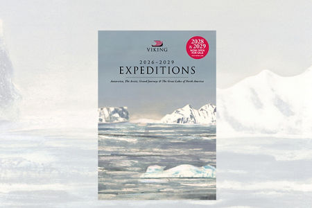 Viking Expeditions 2024-2025 Brochure on Arctic Landscape