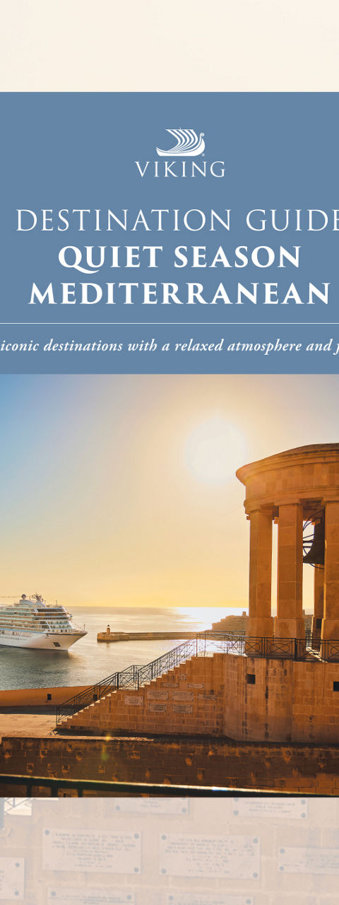 Mediterranean Cruise Destination Guide Cover with Ship