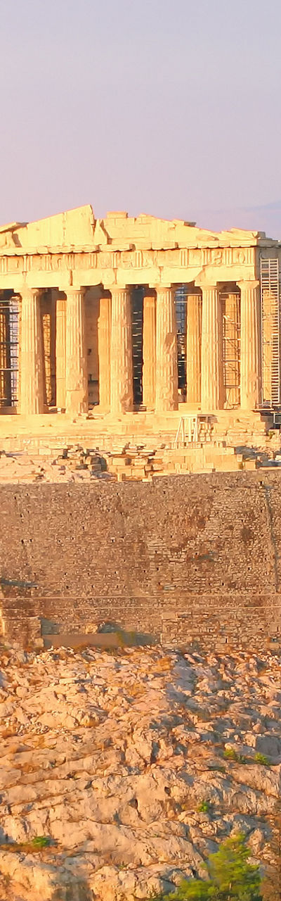 The Acropolis of Athens at sunset