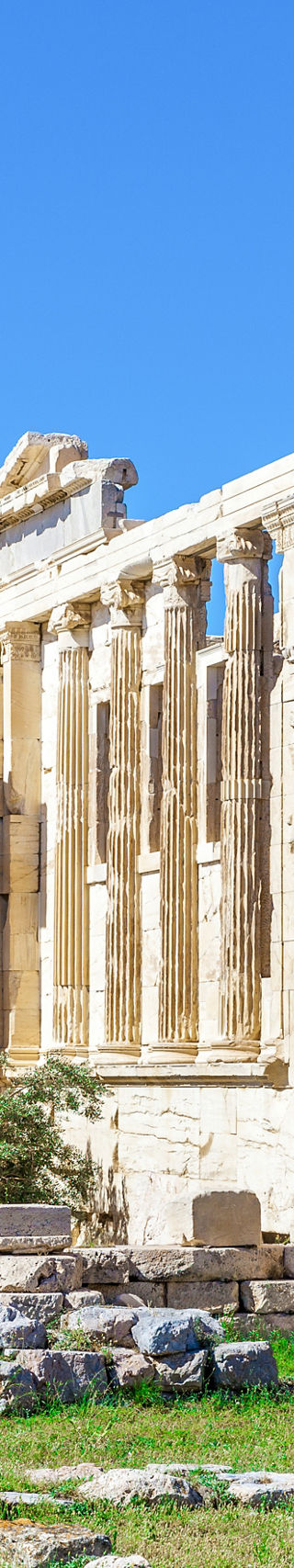 Erechtheion Temple with Caryatids in Athens