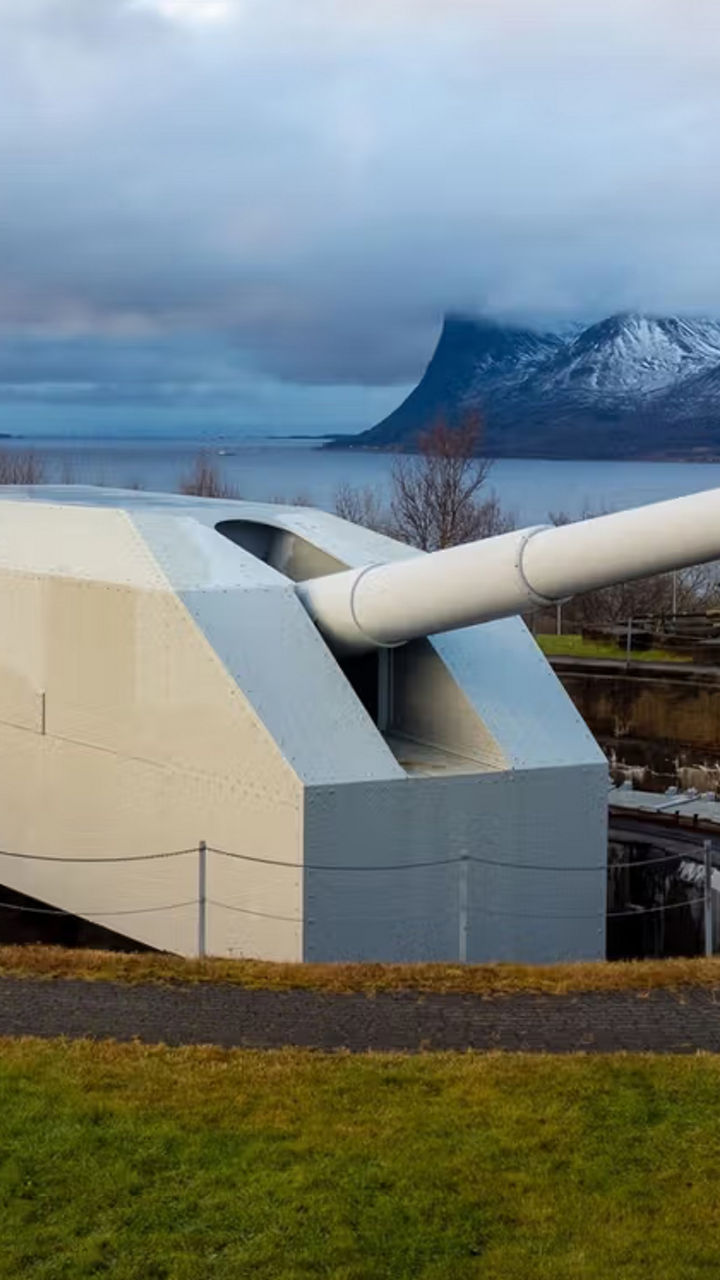 Trondenes Fort WWII Cannon