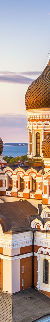 Aerial view of Alexander Nevsky Cathedral, Tallinn