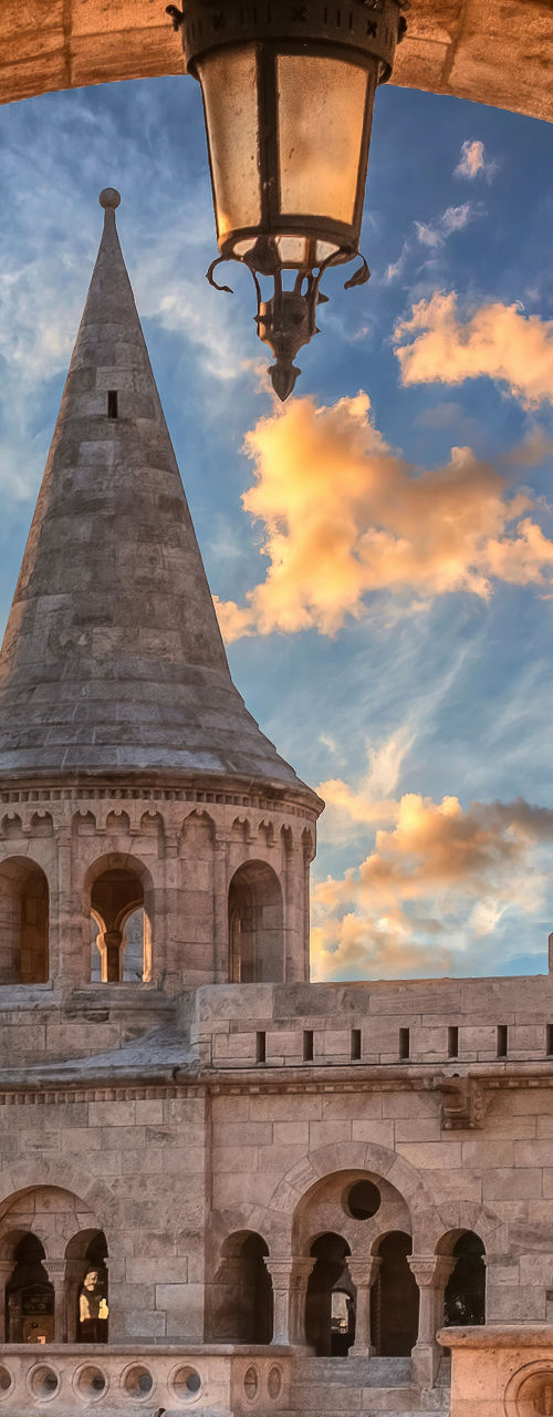 Fisherman's Bastion at sunrise, Budapest