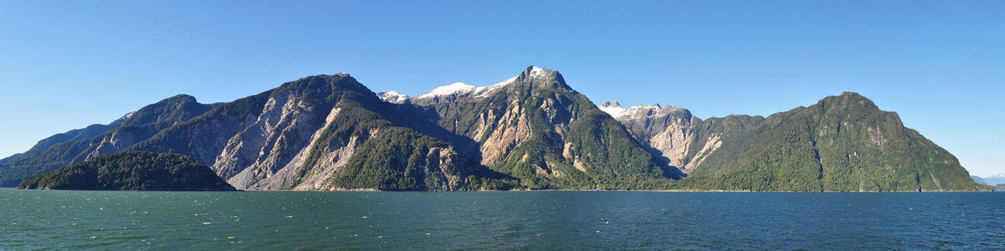 Scenic Mountain Range by Clear Lake