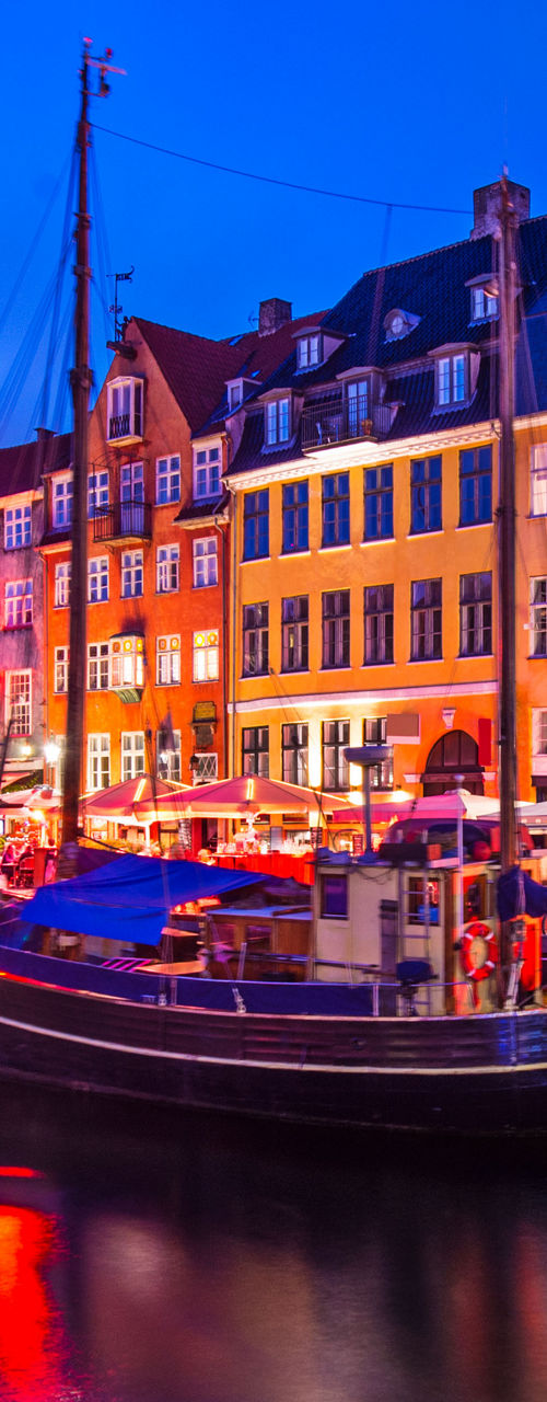 Colorful waterfront at Nyhavn, Copenhagen
