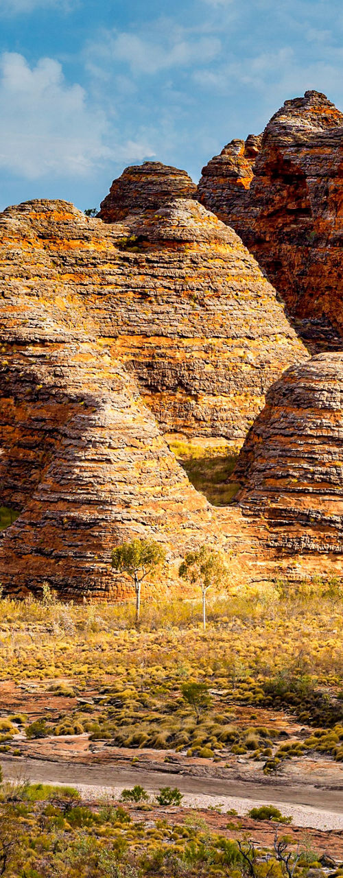 Bungle Bungle Range in scenic Australia