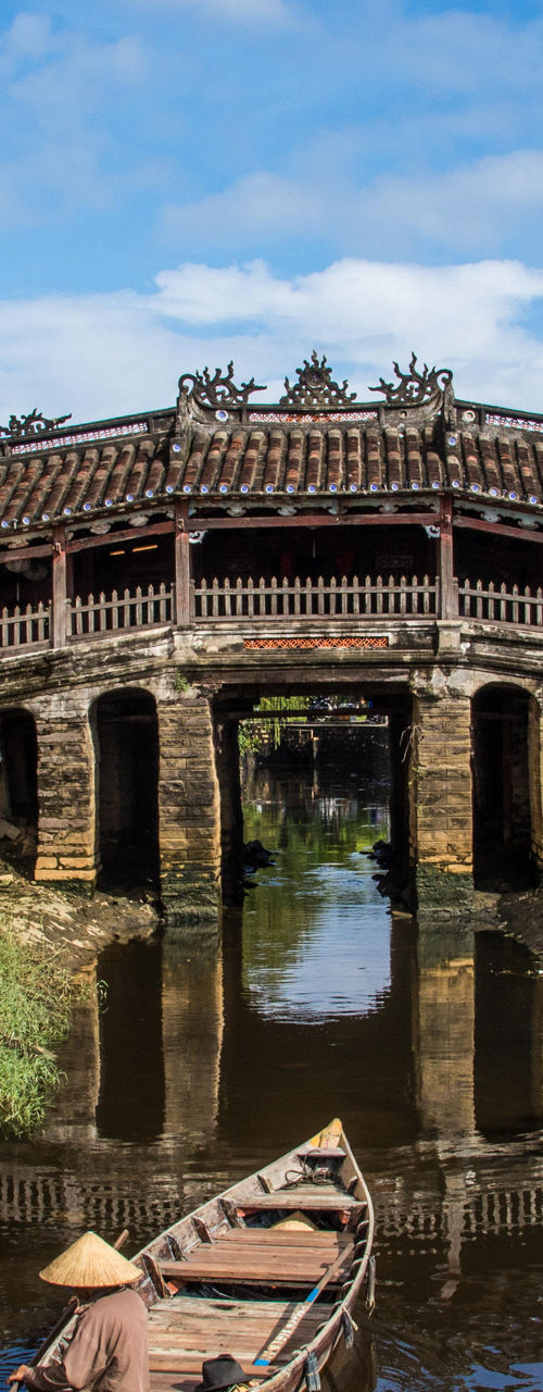 Traditional Japanese bridge in Hoi An, Vietnam