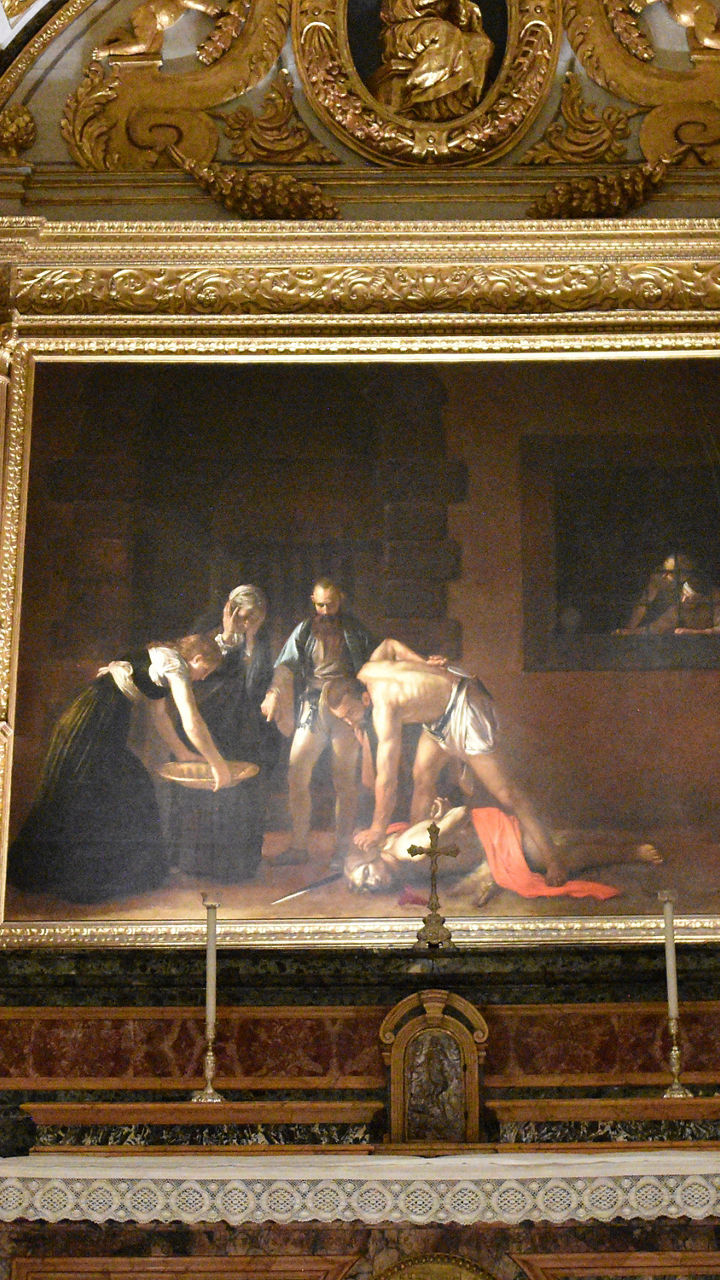 Ornate Baroque Chapel Interior with Religious Paintings