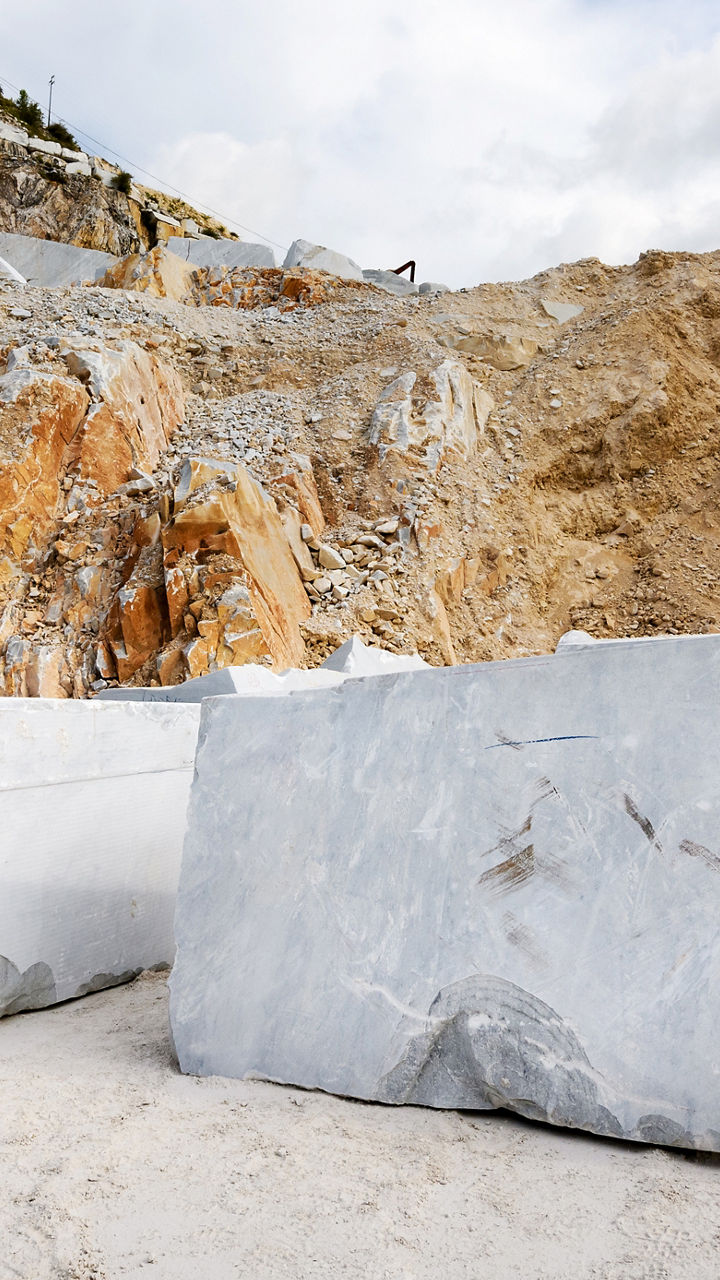Carrara Marble Quarry & Mining Town