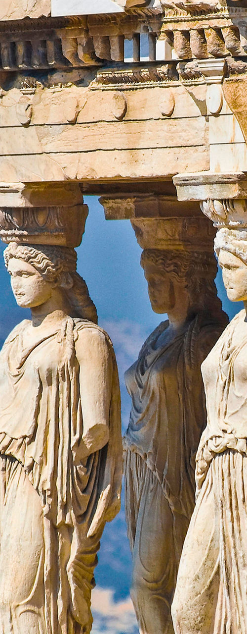 Caryatids of the Erechtheion in Athens