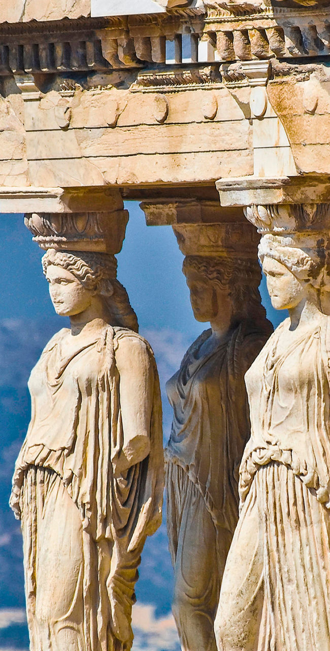 Caryatids of the Erechtheion in Athens
