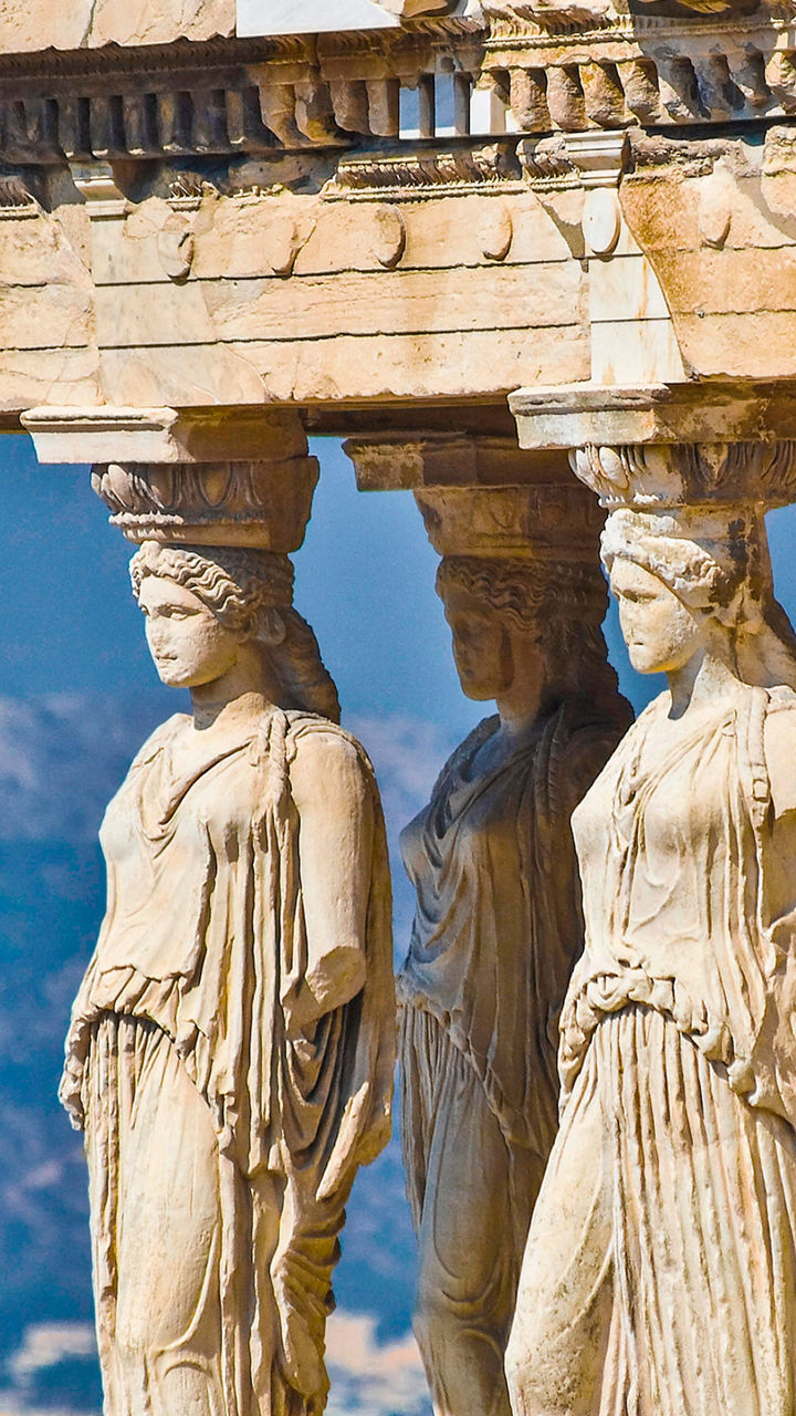 Caryatids of the Erechtheion in Athens
