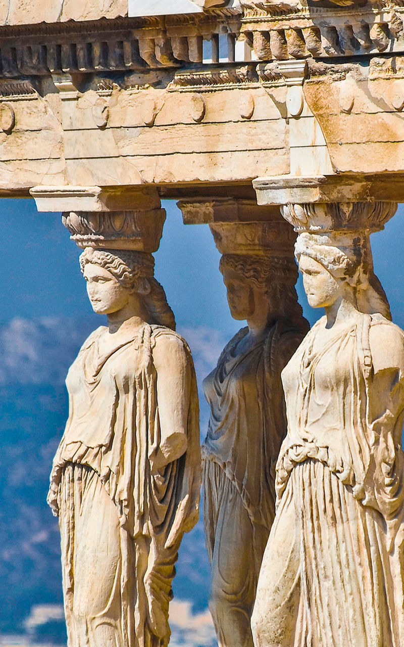 Caryatids of the Erechtheion in Athens