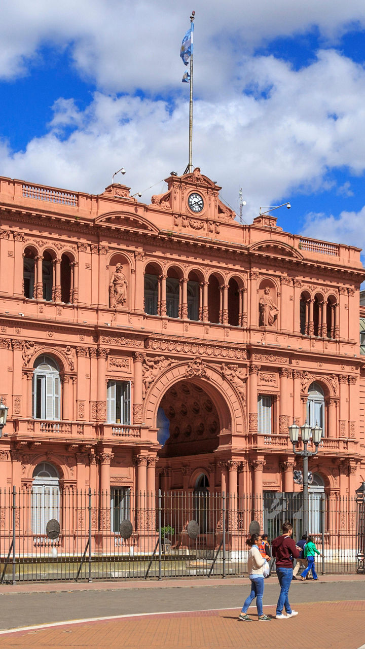 Historic Casa Rosada in Buenos Aires, Argentina