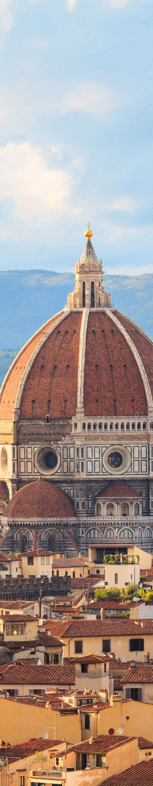Florence Cathedral and Cityscape at Sunset