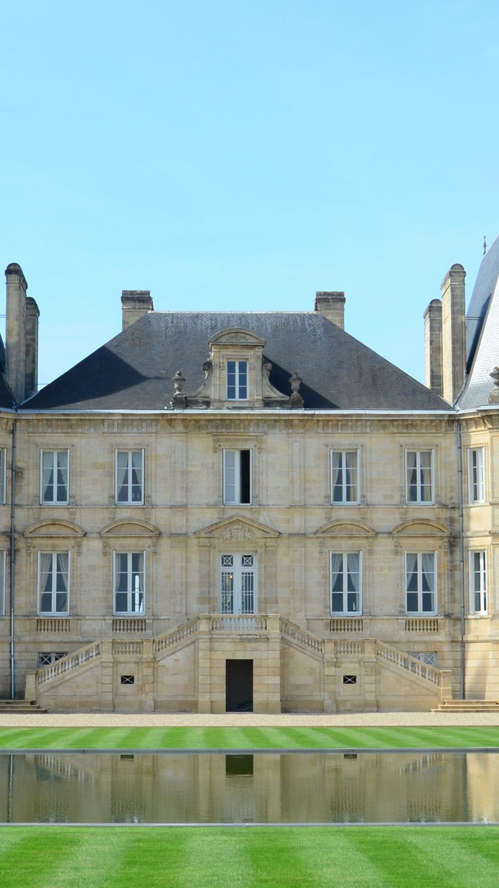 Elegant French Chateau with Reflecting Pool