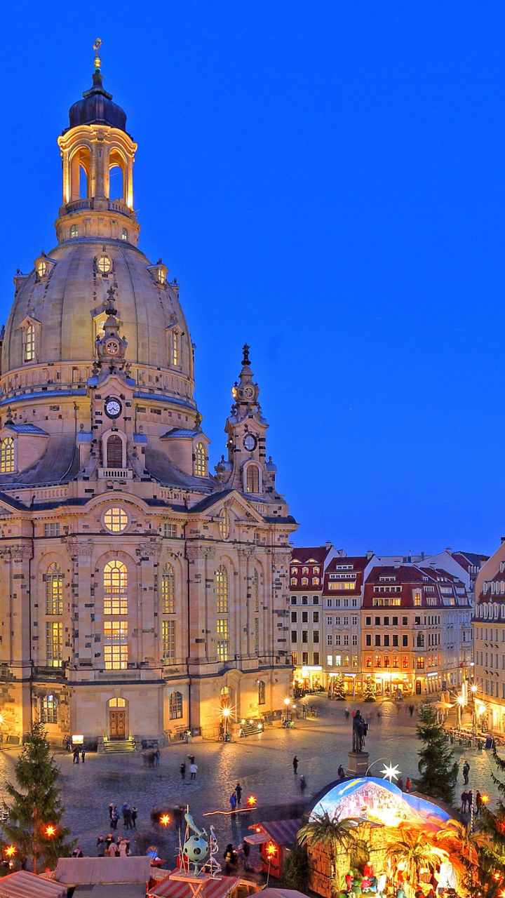 Dresden Christmas Market at Night