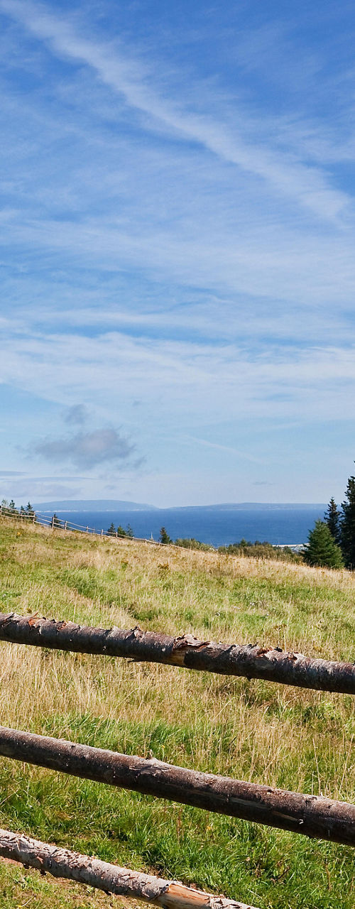 White church on scenic hillside landscape