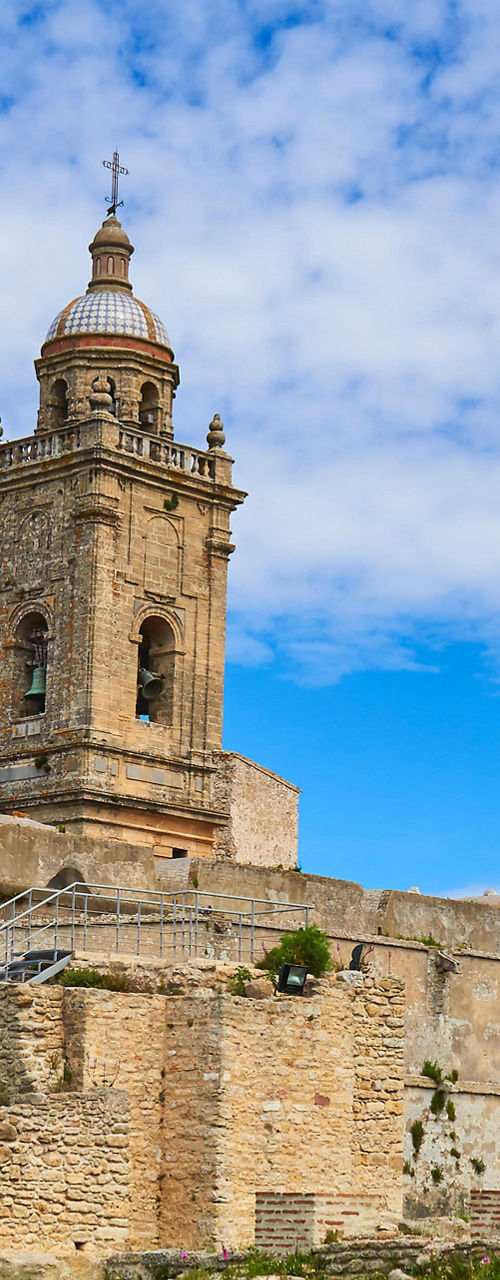 Historic Stone Church with Bell Tower