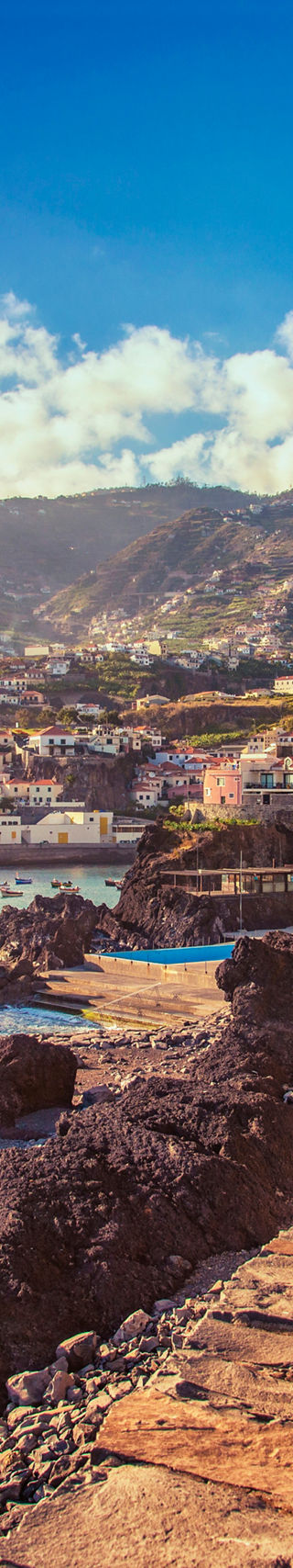 Coastal walkway with cliffs and ocean view