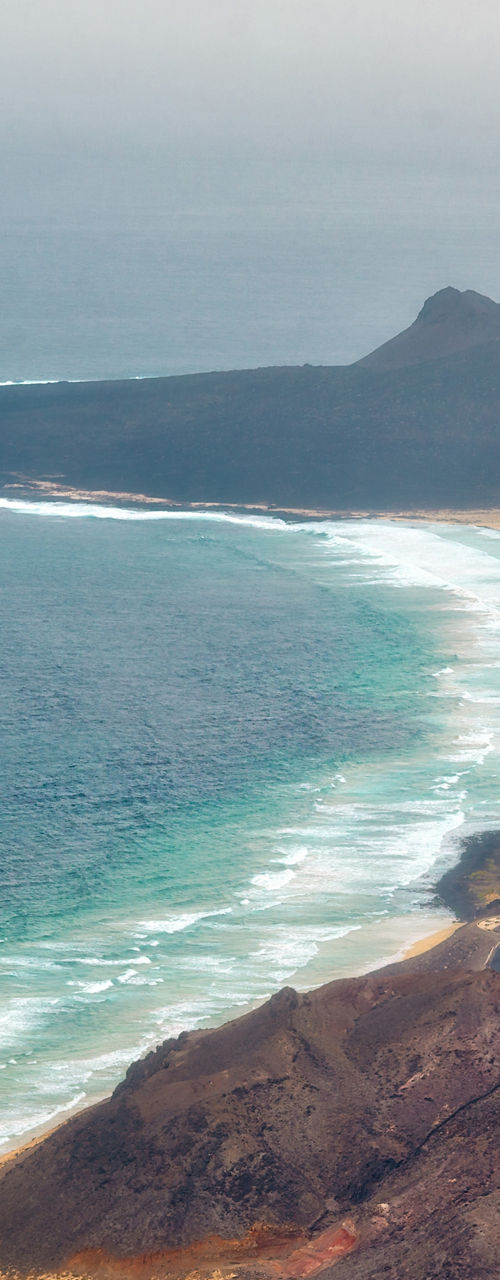 Scenic coastal view with rugged cliffs