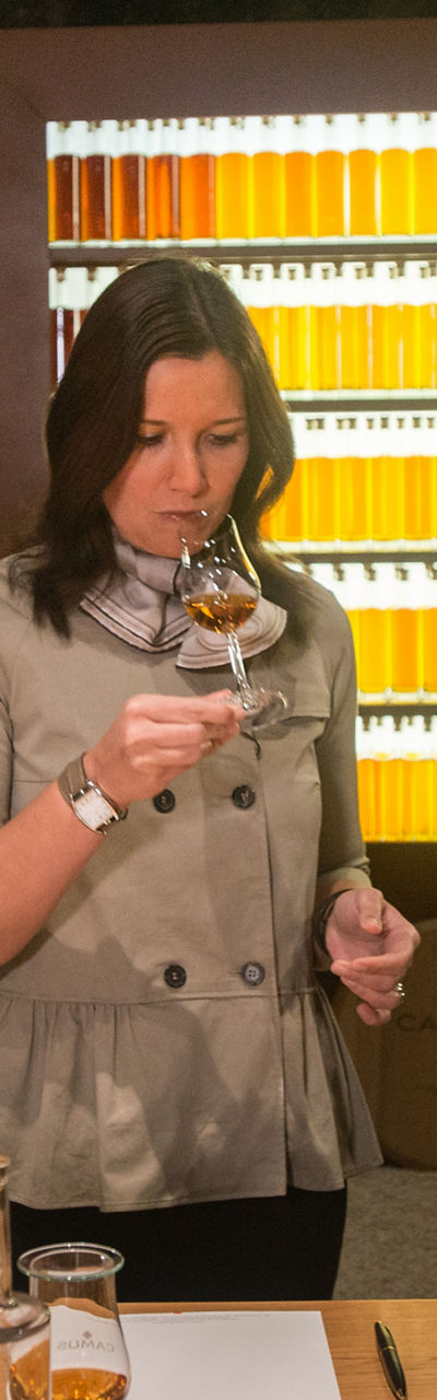 Whiskey tasting session in distillery