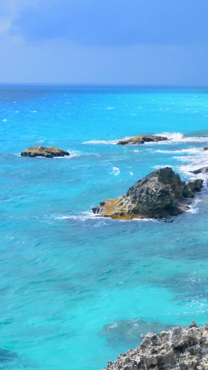 Scenic coastal view with turquoise waters