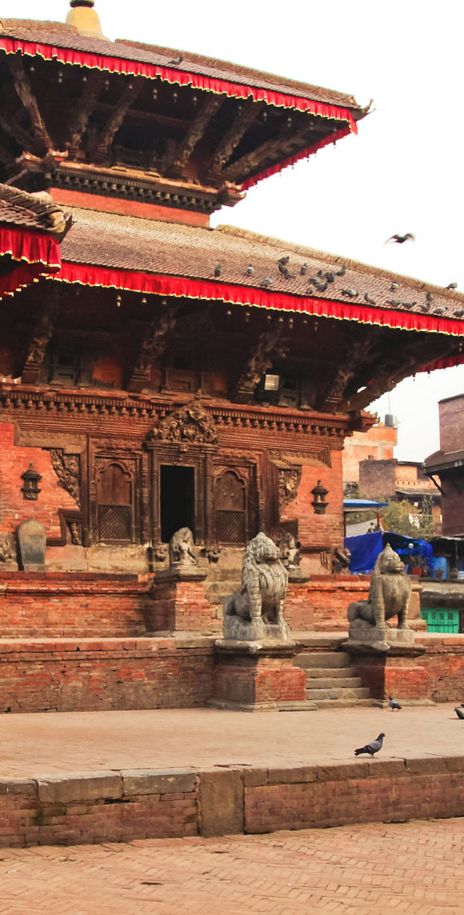 Historic temples in Patan Durbar Square