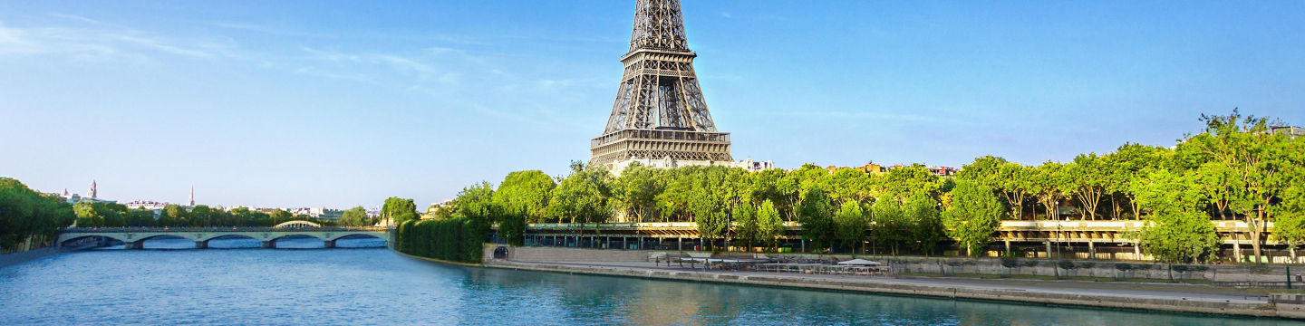 Eiffel Tower with River Seine View