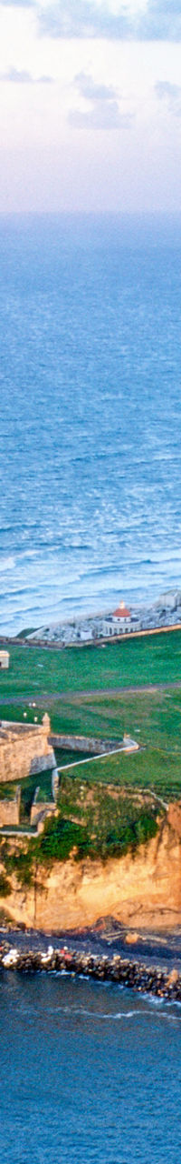 Aerial view of El Morro in San Juan