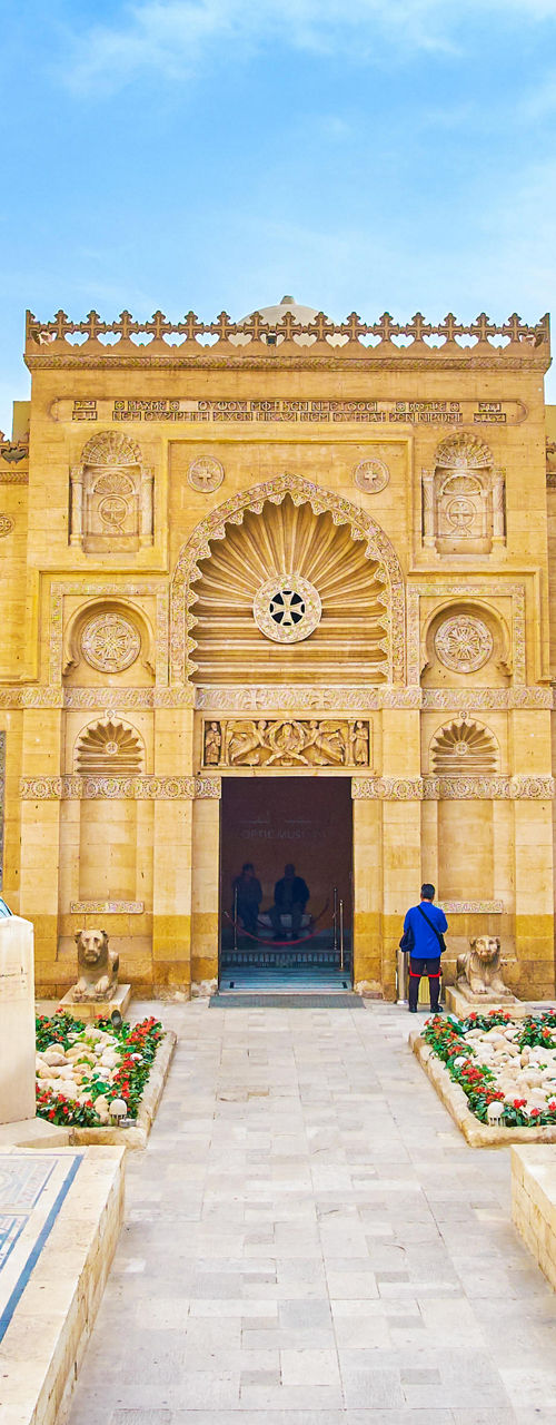 Historic courtyard with ornate architecture