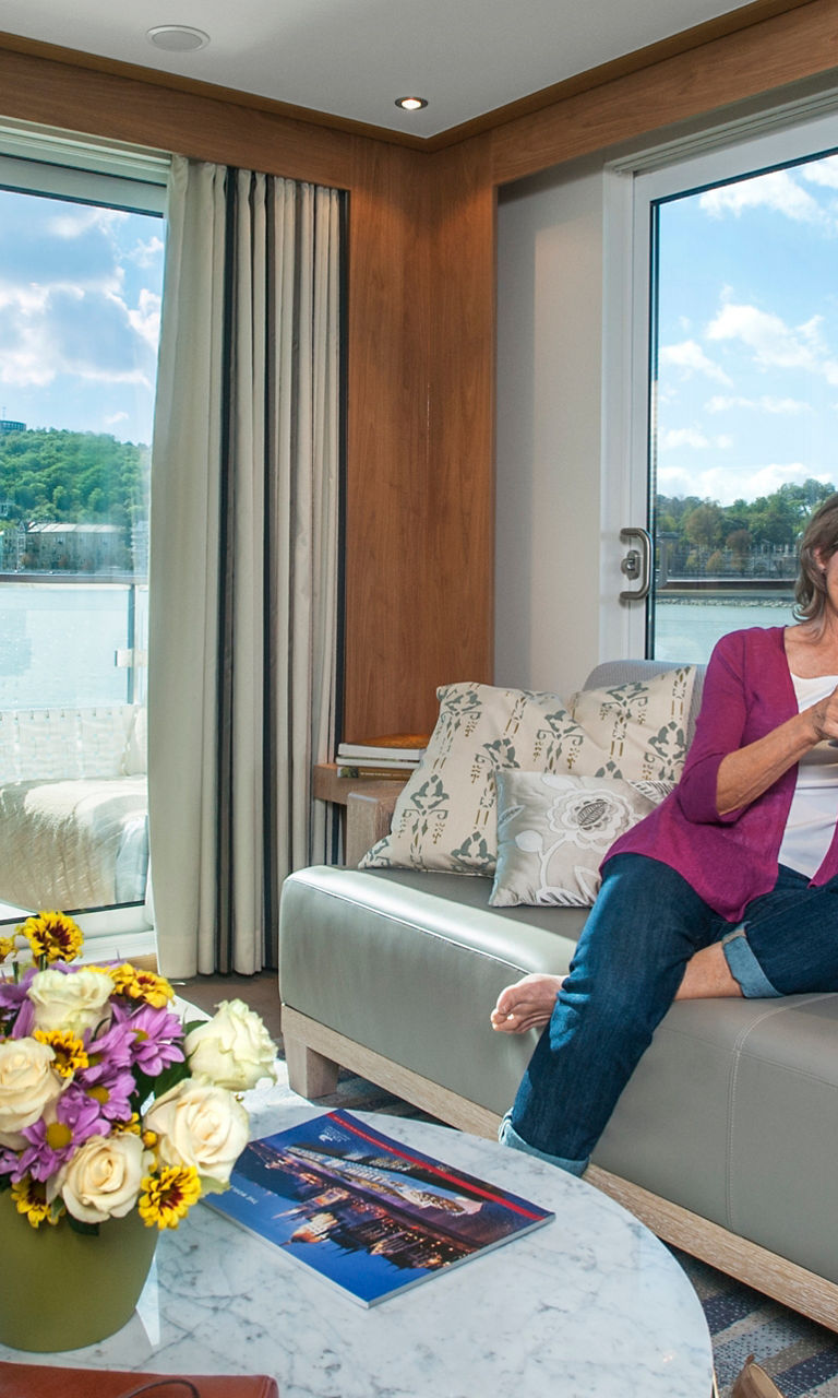 Relaxing river cruise with scenic views