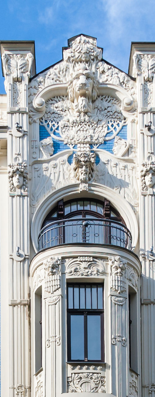 Art Nouveau building with ornate facade