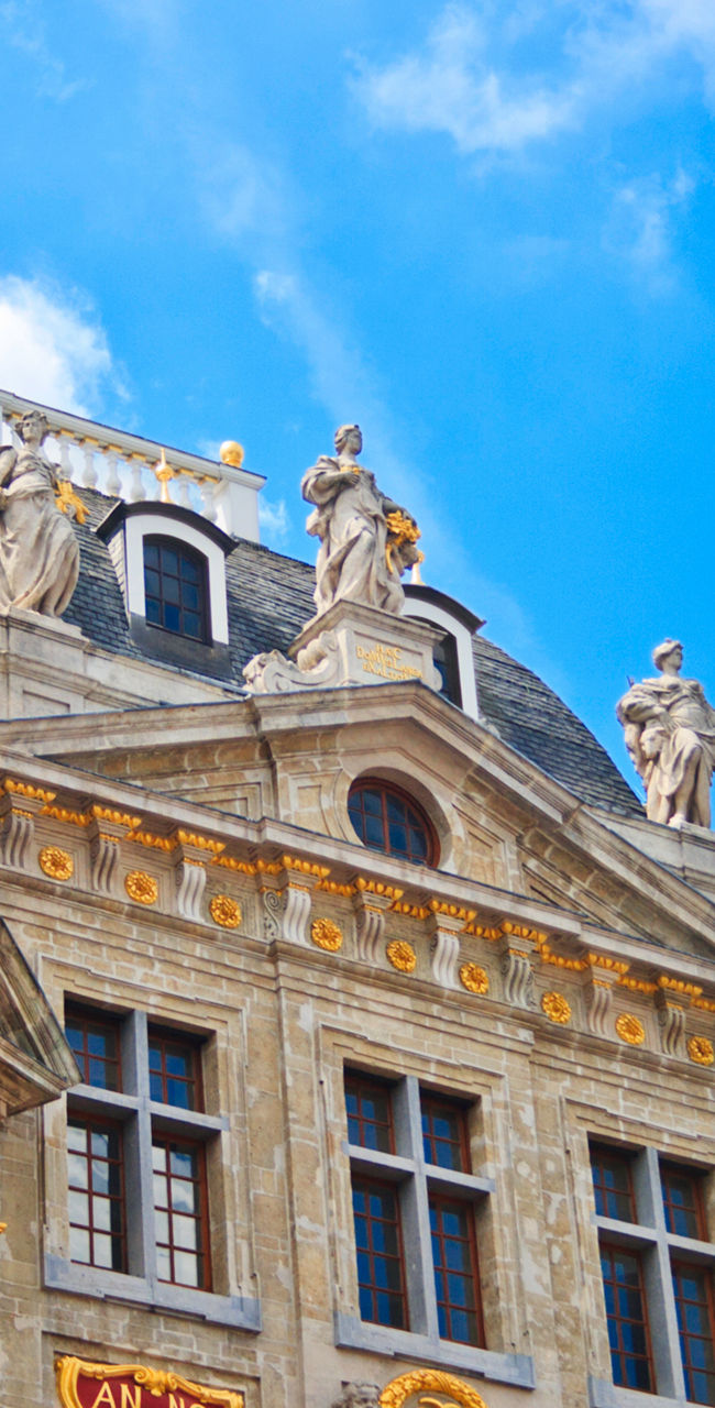 Historic European architecture with ornate details