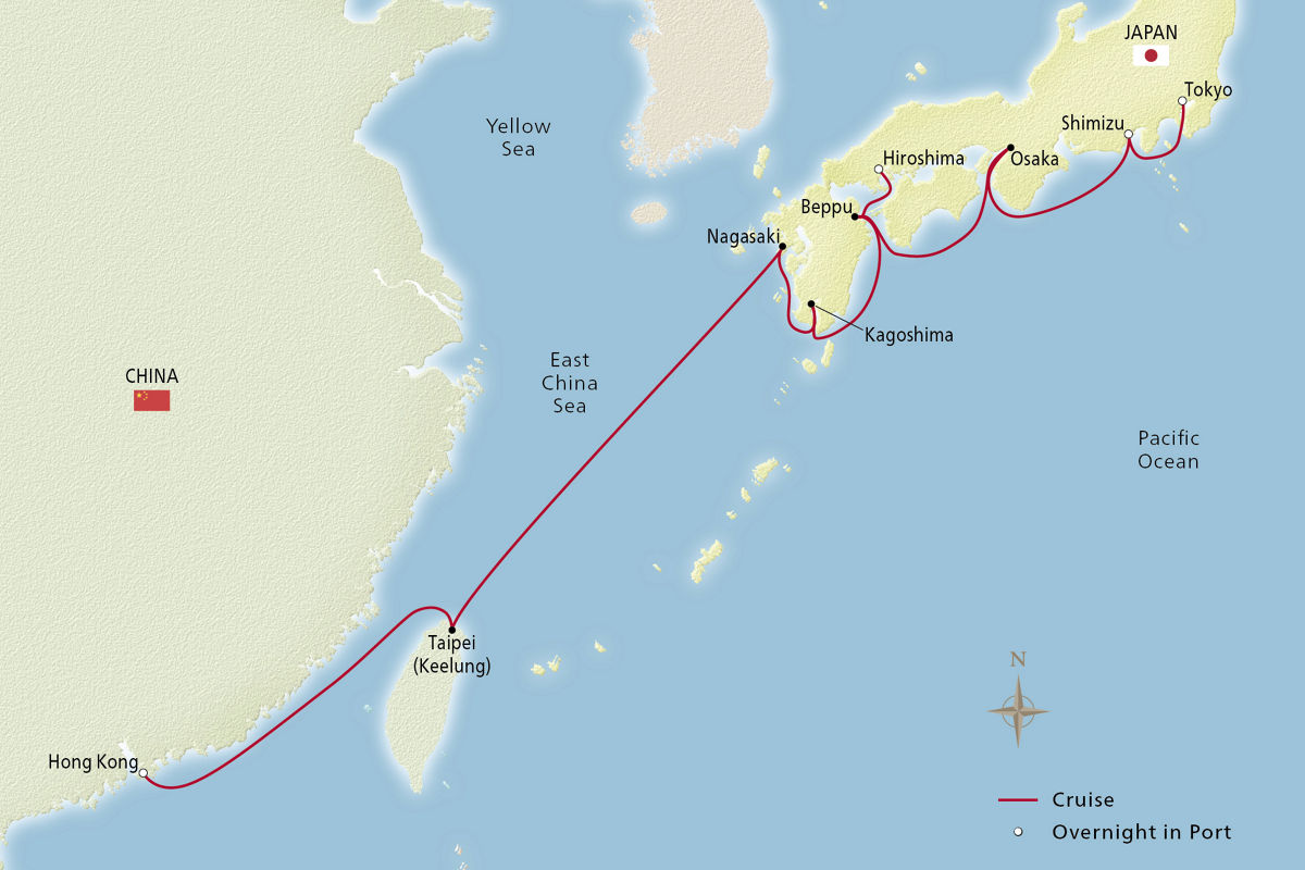 Far Eastern Horizons – route map