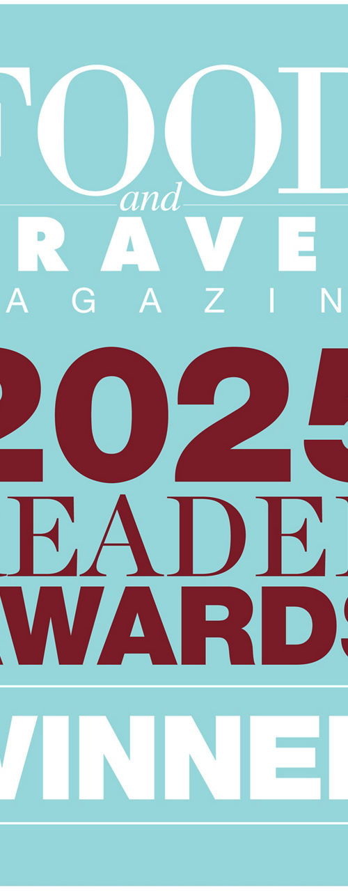 Food and Travel Magazine 2025 Reader Awards Winner Poster