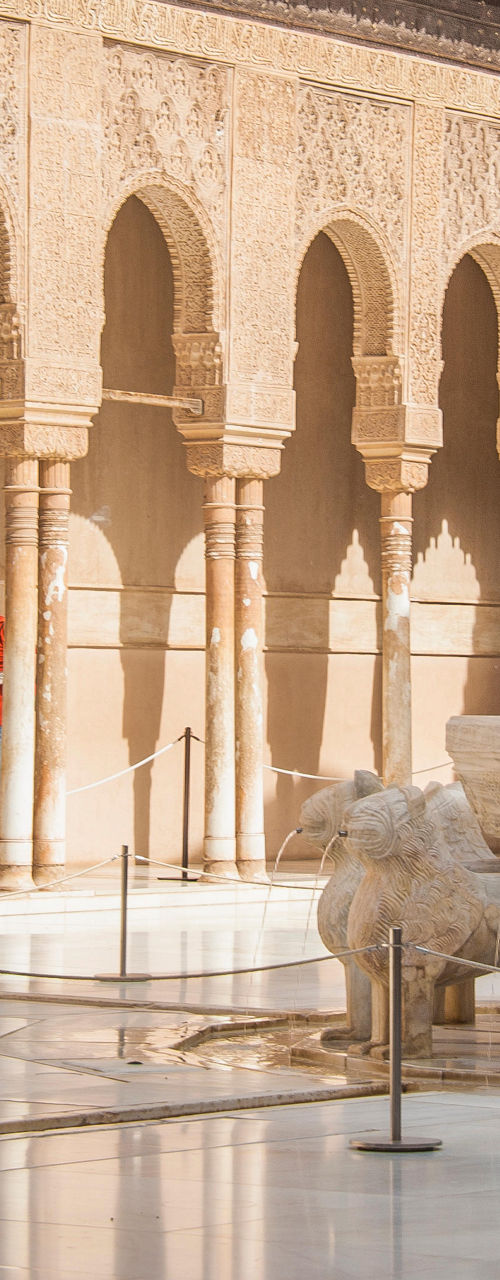 Courtyard of the Lions in Alhambra