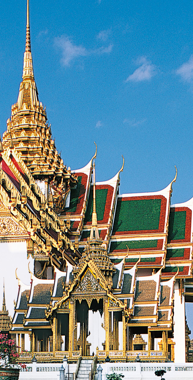Grand Palace in Bangkok under clear sky