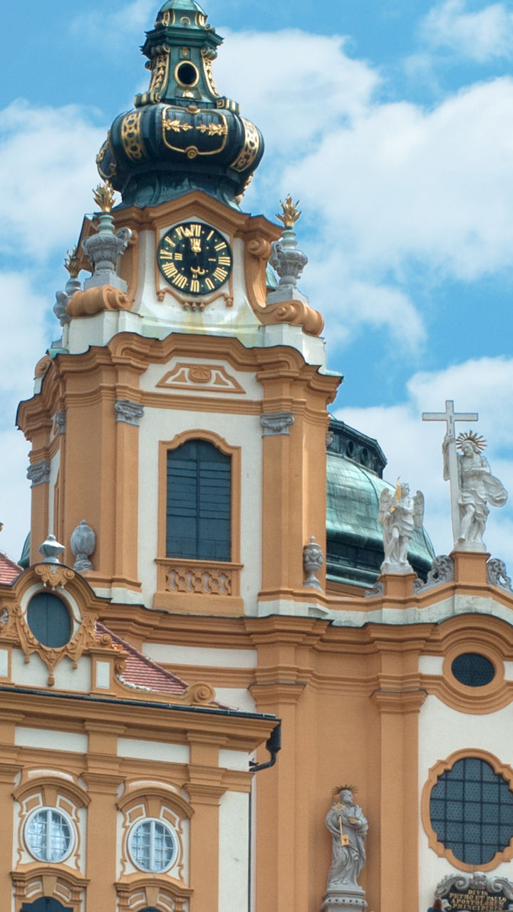 Baroque monastery with ornate architecture