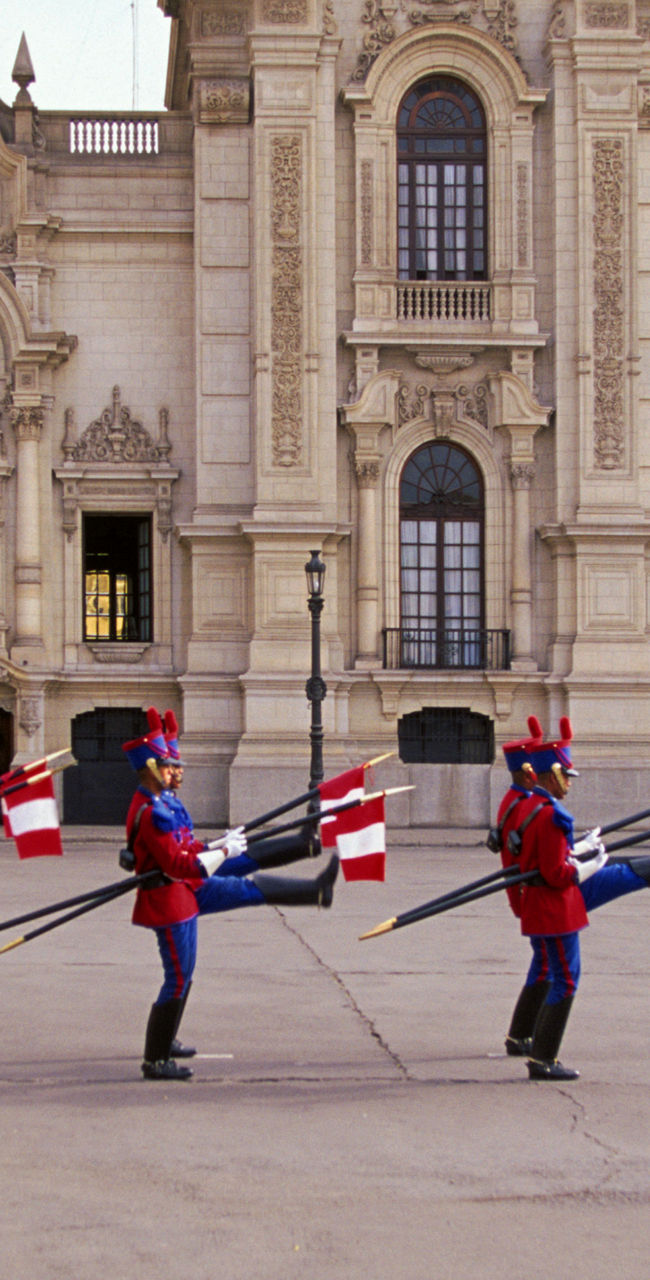 Changing of the Guard at Historic Palace