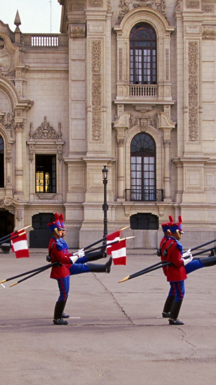 Changing of the Guard at Historic Palace