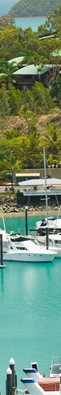 Scenic marina with yachts and turquoise waters