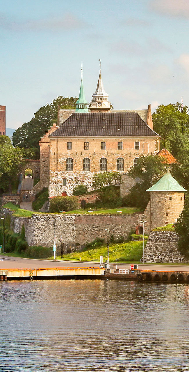 Akershus Fortress Overlooking Oslo Waterfront