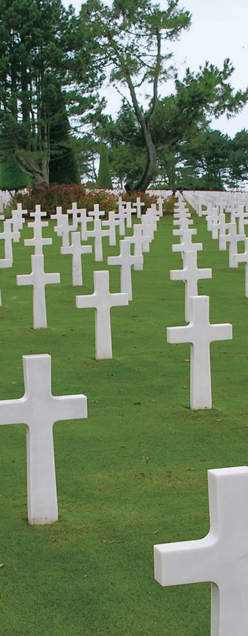 White Crosses in Military Cemetery