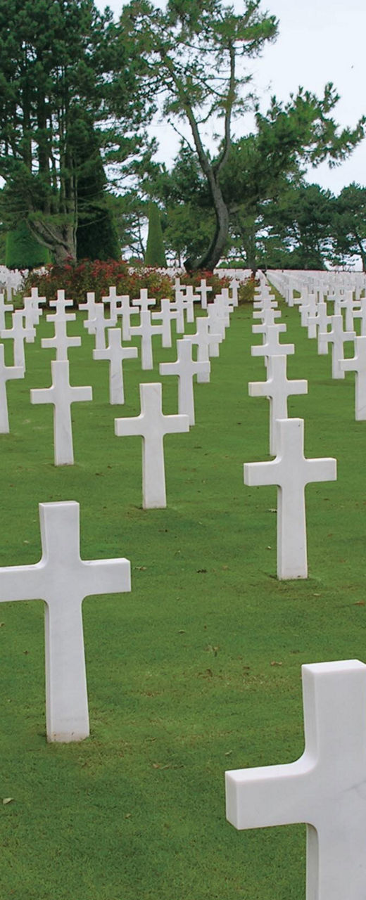 White Crosses in Military Cemetery