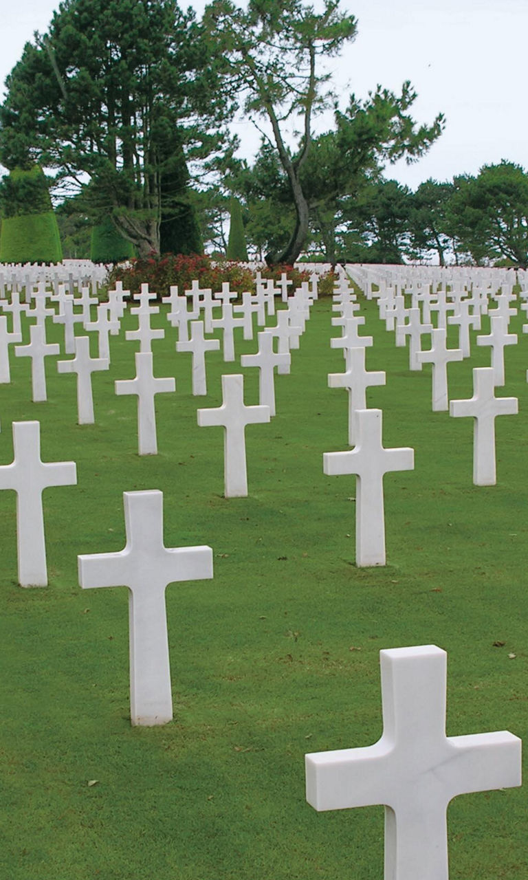 White Crosses in Military Cemetery