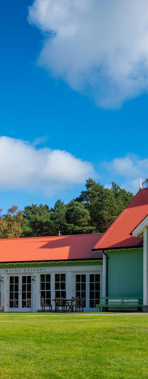 Large country house with red roofs