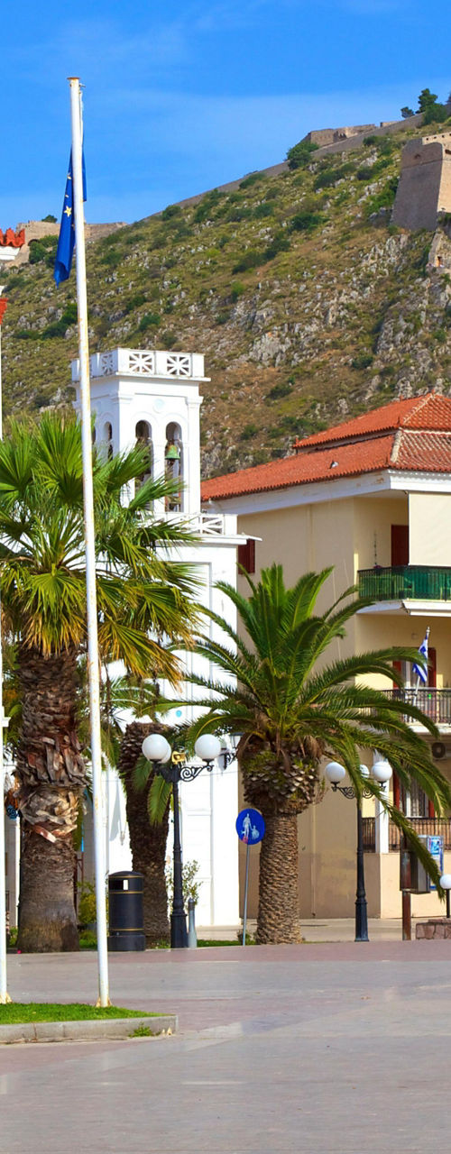 Historic Square with Fortress View