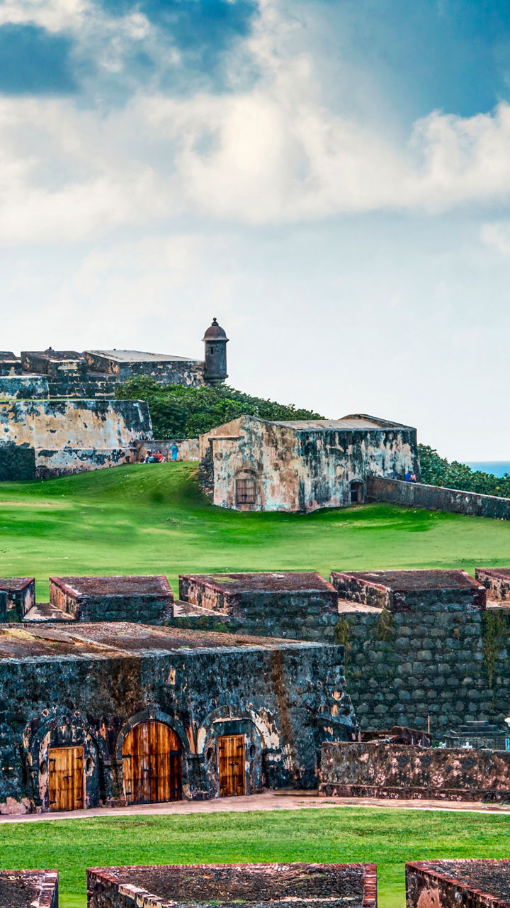 Historic fort overlooking the ocean
