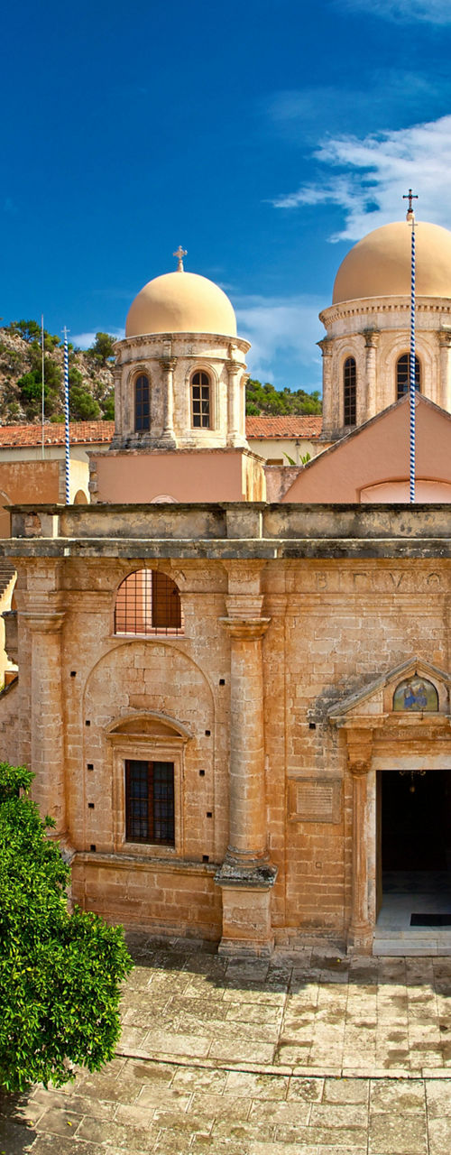 Historic Monastery with Dome Architecture